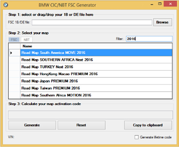 what is a bmw fsc code